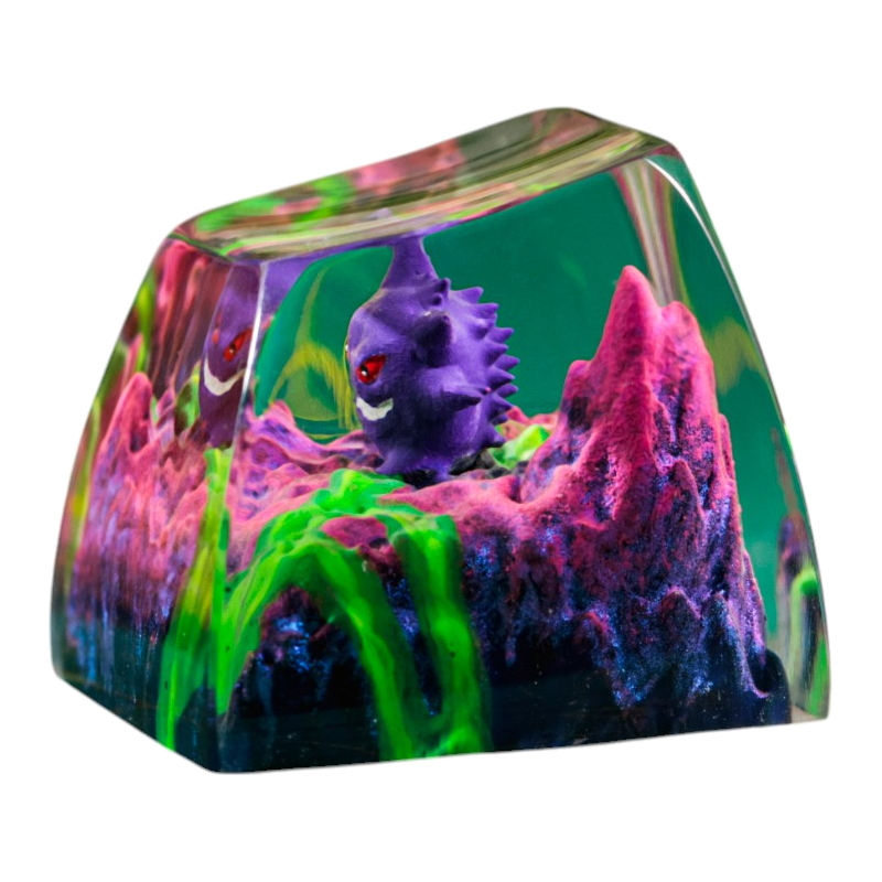 Gengar #3 resin artisan keycap
