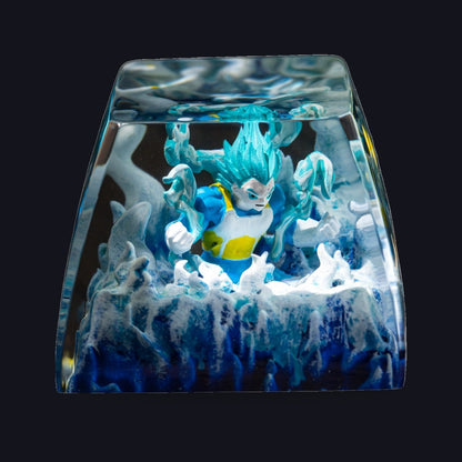 Vegeta Resin Keycap — studio square