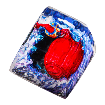 Luffy Waterfall resin artisan keycap