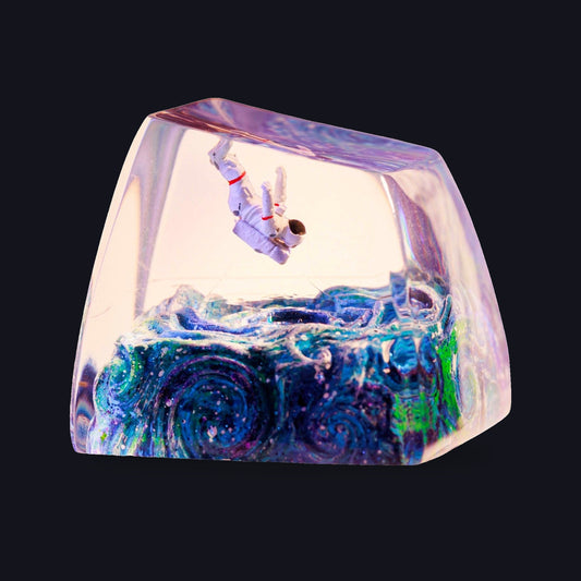 Astronaut #2 Resin Keycap — studio square