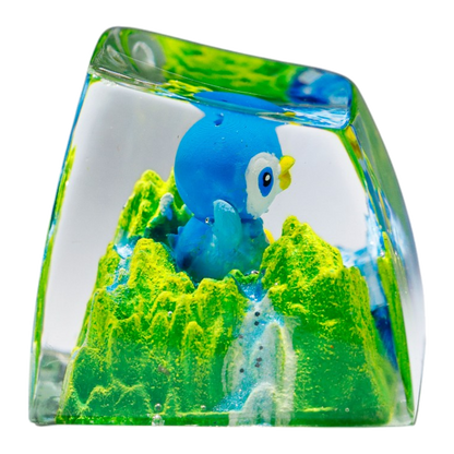 Piplup resin artisan keycap