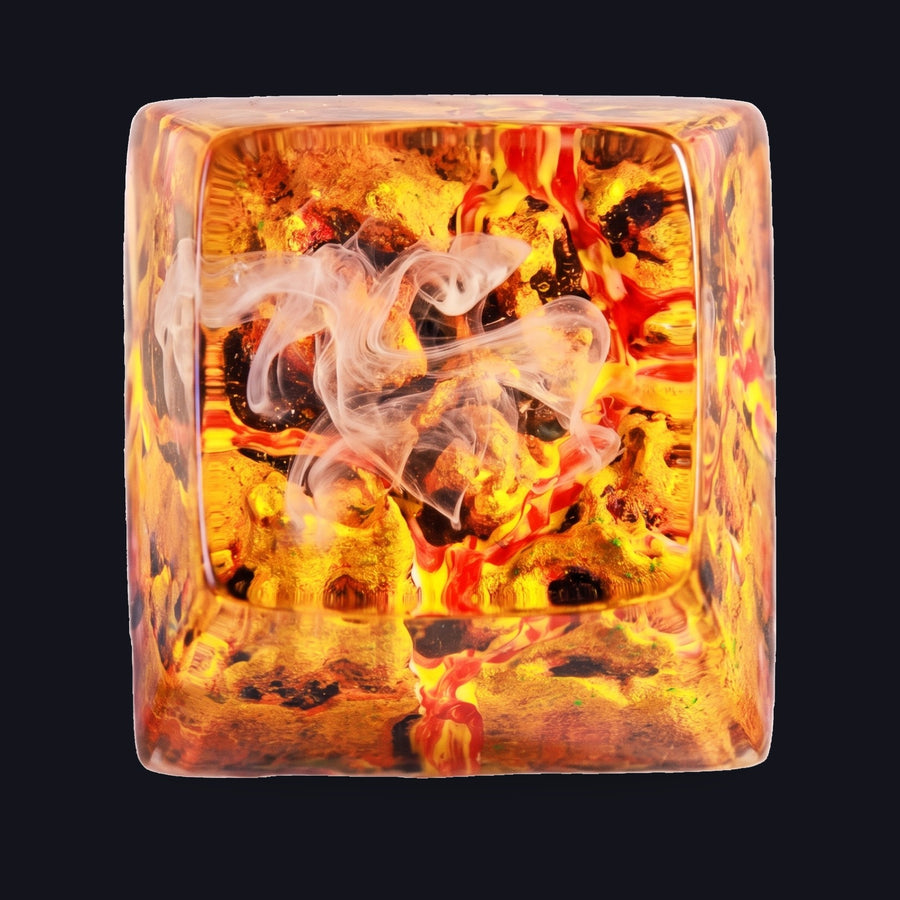 Volcano Resin Keycap