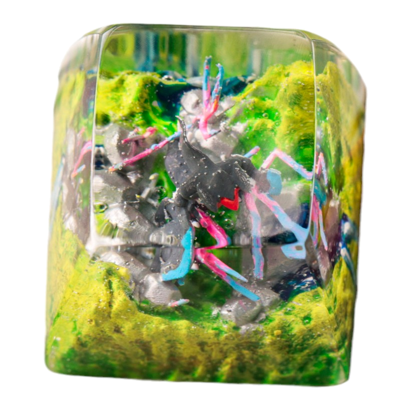Garchomp resin artisan keycap