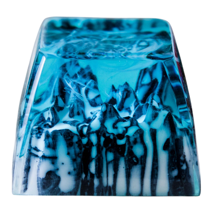 Snowscape resin artisan keycap