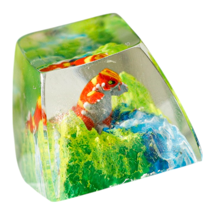 Groudon resin artisan keycap