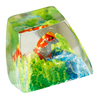 Groudon resin artisan keycap