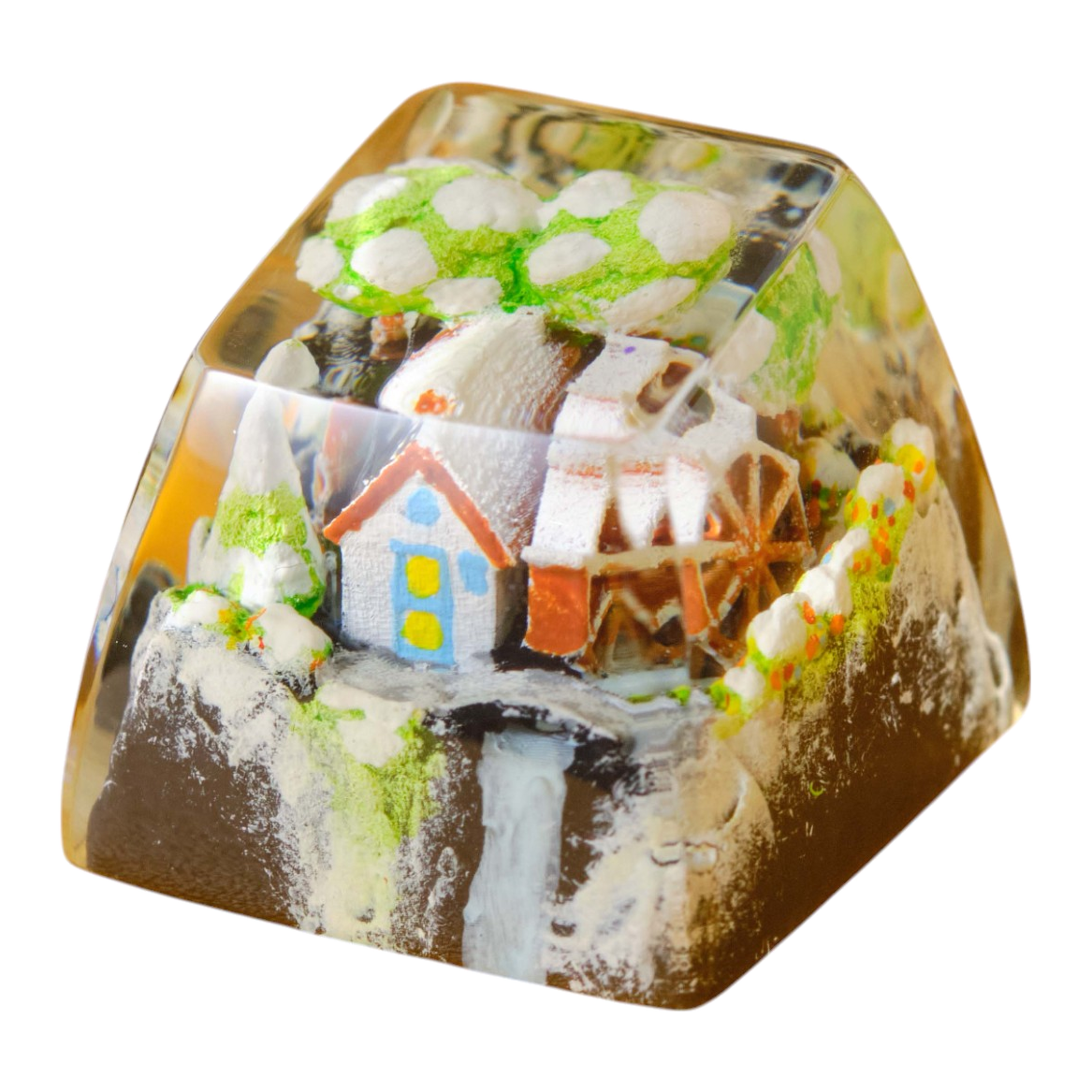 Cottage resin artisan keycap