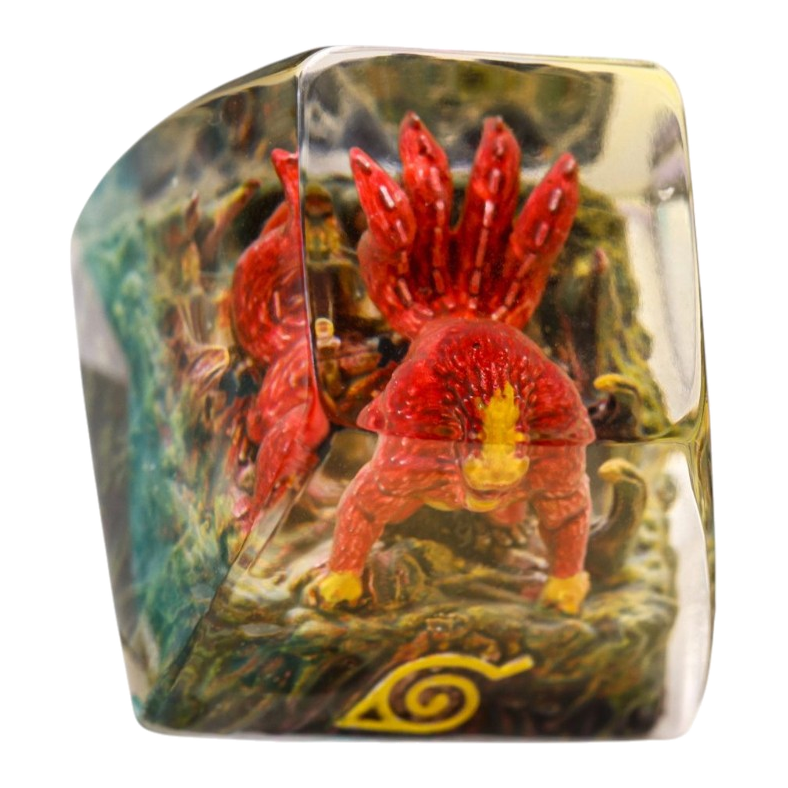 Four-Tails resin artisan keycap