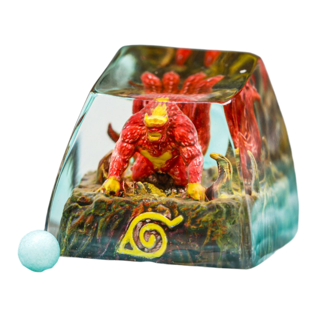 Four-Tails resin artisan keycap