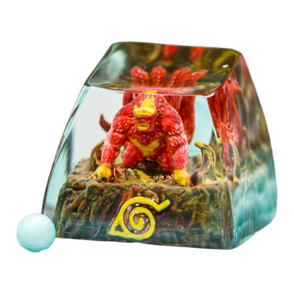 Four-Tails resin artisan keycap