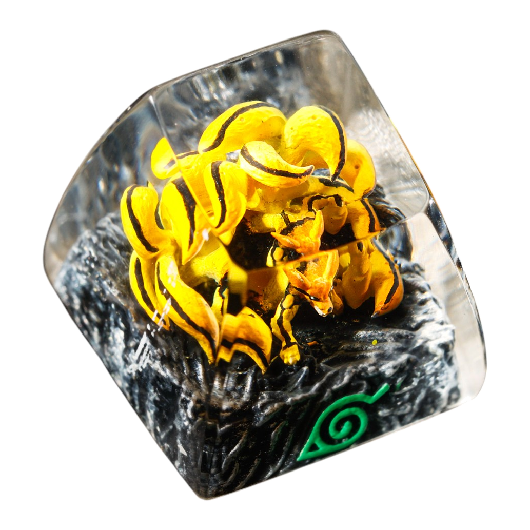 Nine-Tails resin artisan keycap