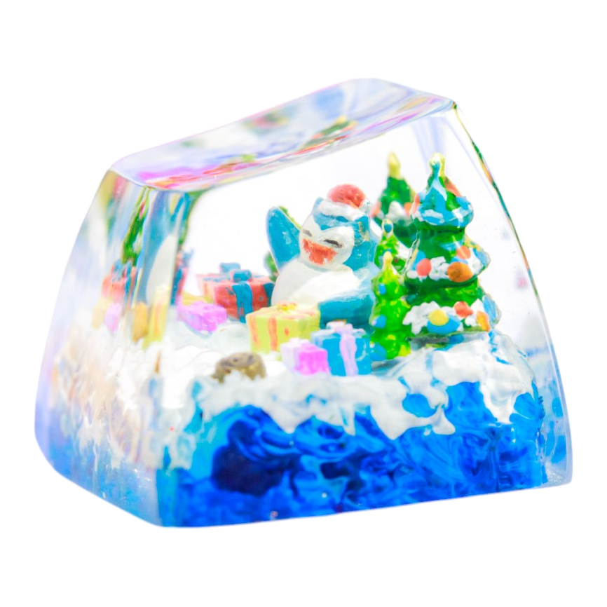 Christmas resin artisan keycap