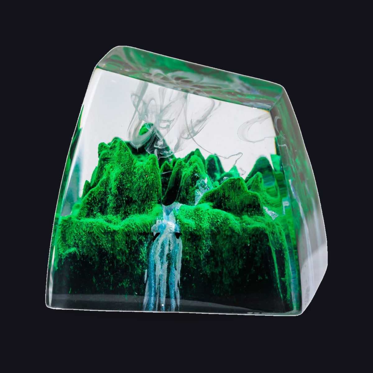 Forest Resin Keycap — studio square