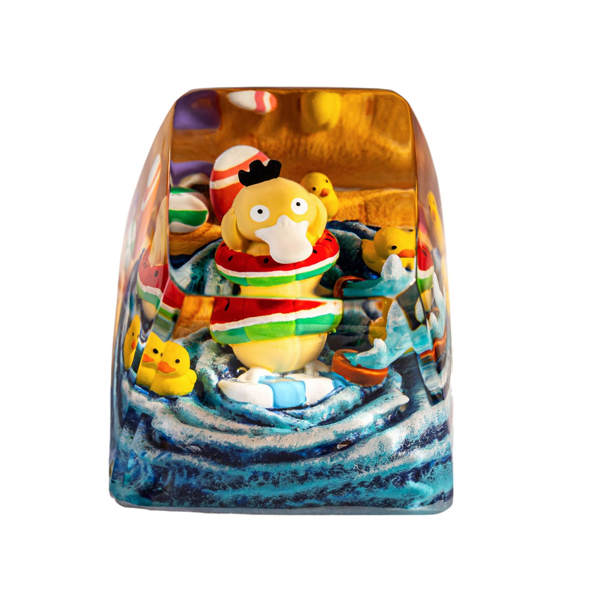 Psyduck resin artisan keycap