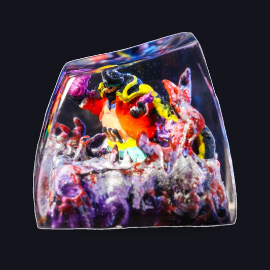 Blackbeard Resin Keycap — studio square