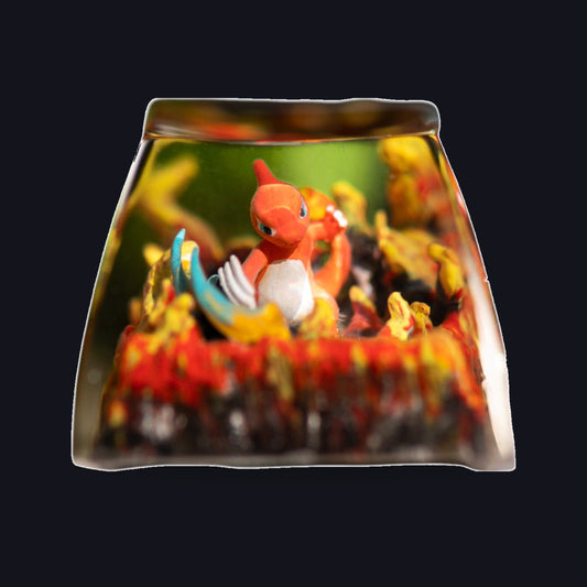 Charmeleon Resin Keycap — studio square