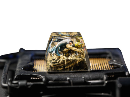 Crocodile resin artisan keycap