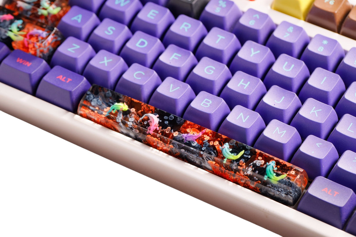 Sea Serpent #3 resin artisan keycap