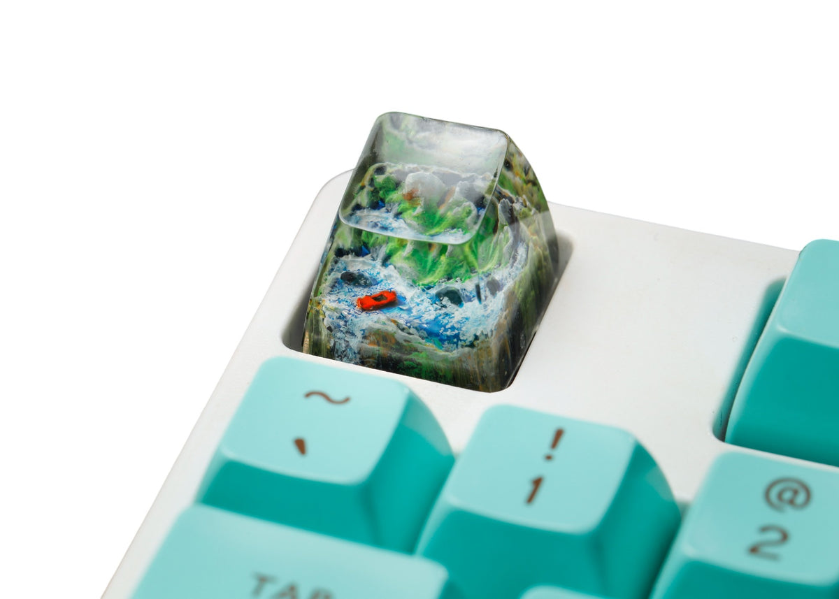 Ocean resin artisan keycap