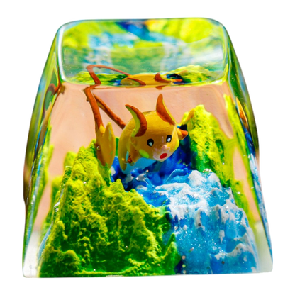 Raichu resin artisan keycap