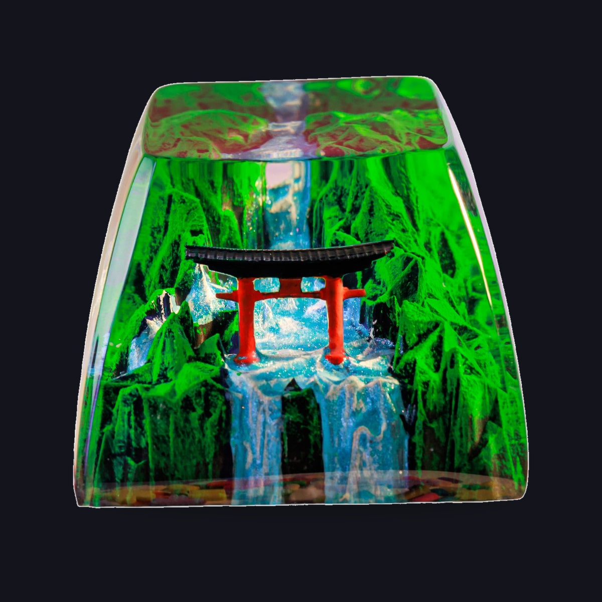 Spring Torii Resin Keycap — studio square