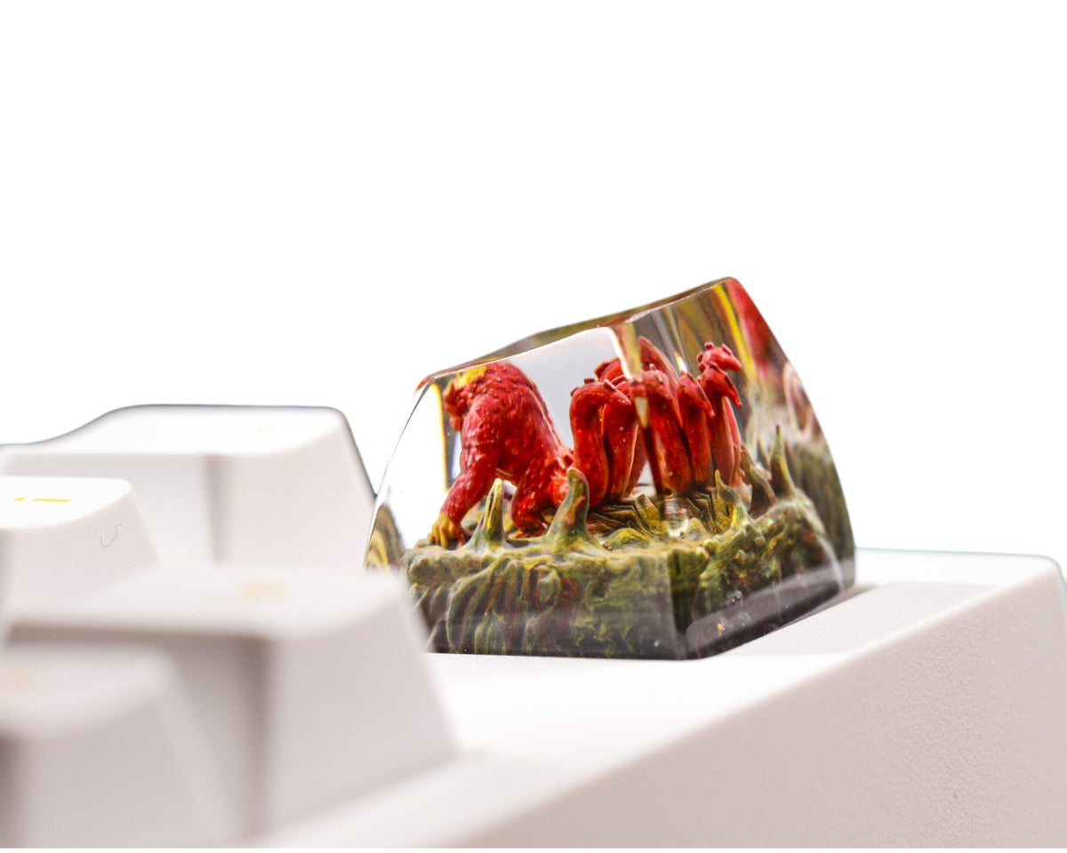Four-Tails resin artisan keycap