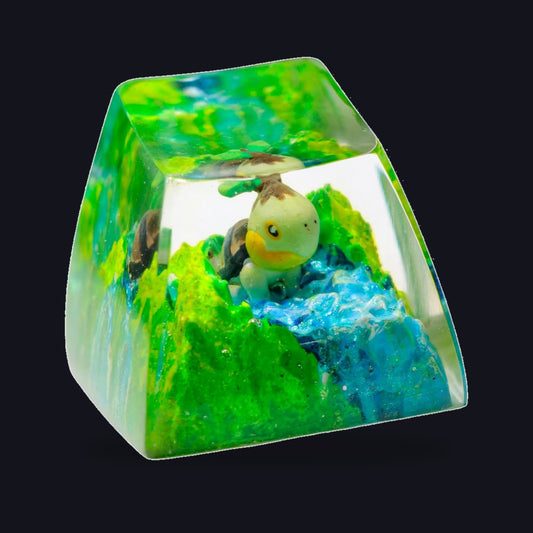 Turtwig Resin Keycap — studio square