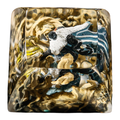 Crocodile resin artisan keycap