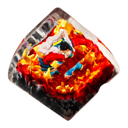 Luffy Ember resin artisan keycap