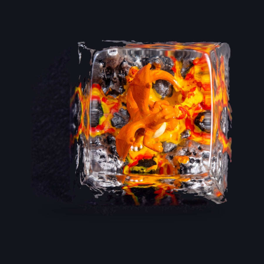 Charizard Ember Resin Keycap