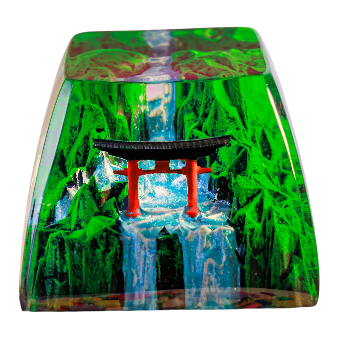 Spring Torii resin artisan keycap
