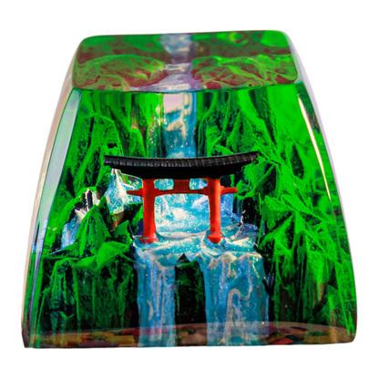 Spring Torii resin artisan keycap
