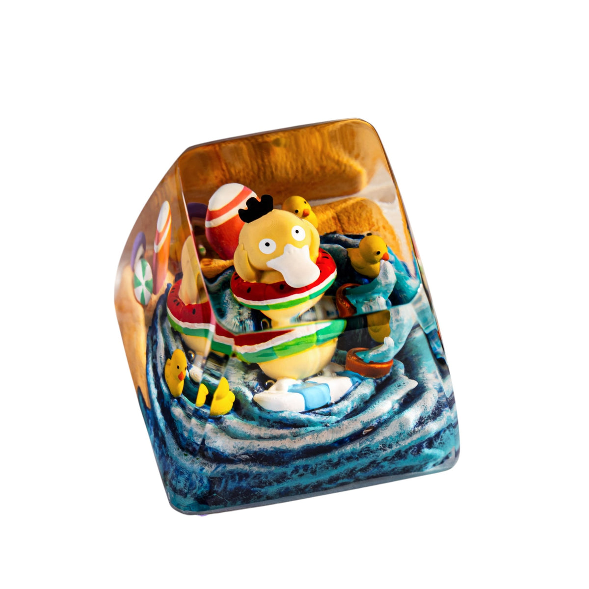 Psyduck resin artisan keycap