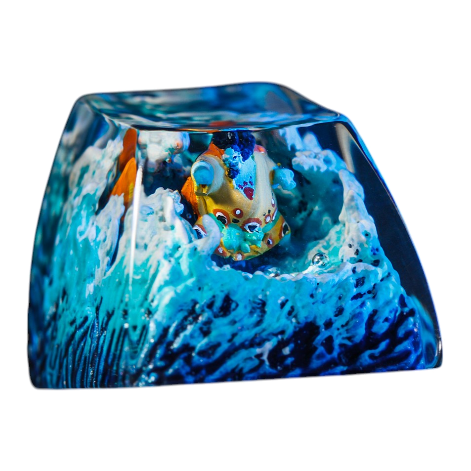 Jinbe resin artisan keycap