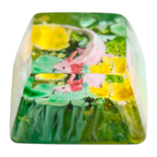 Sea Serpent #2 resin artisan keycap