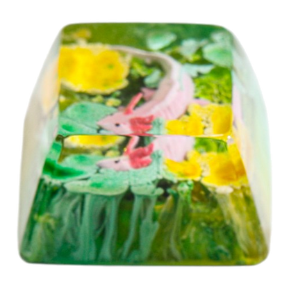 Sea Serpent #2 resin artisan keycap
