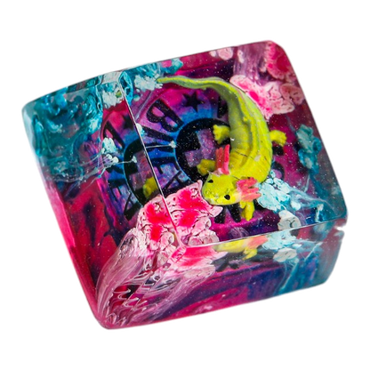 Sea Serpent resin artisan keycap