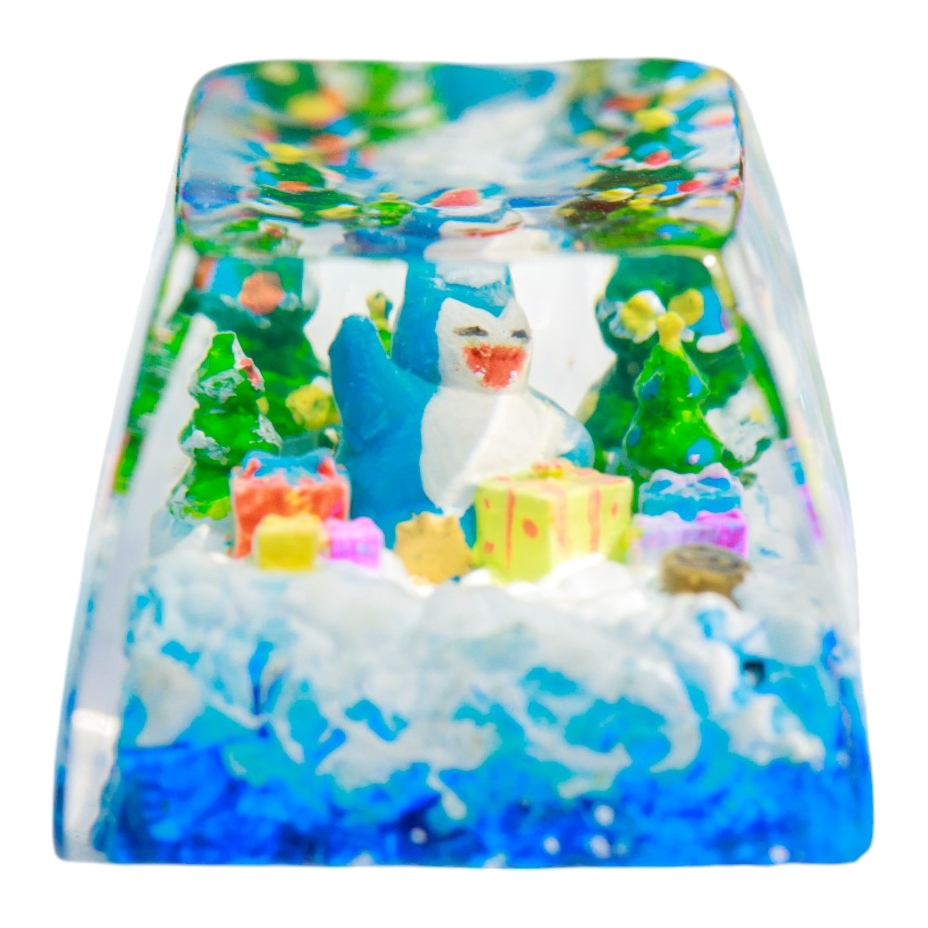 Christmas resin artisan keycap