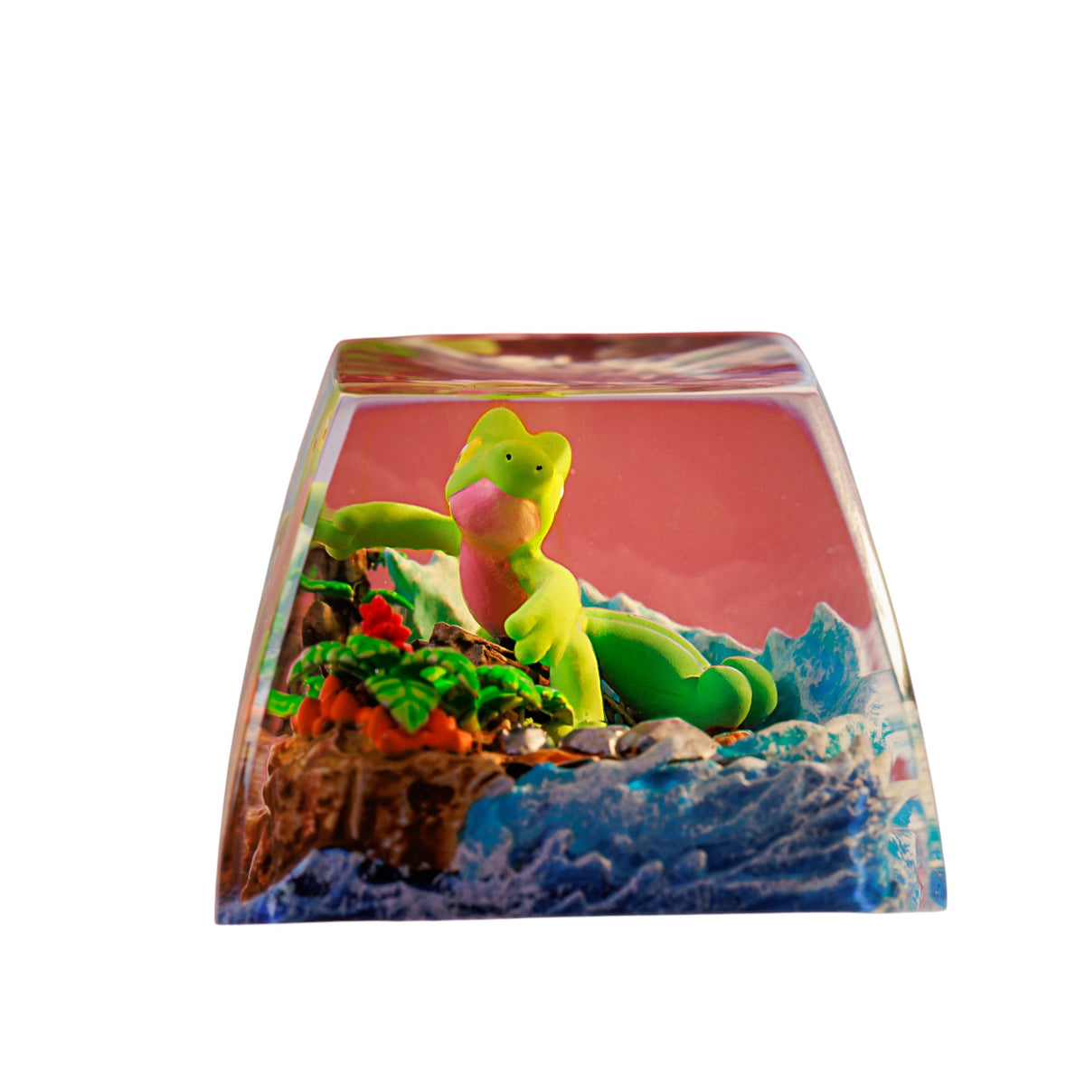 Treecko resin artisan keycap