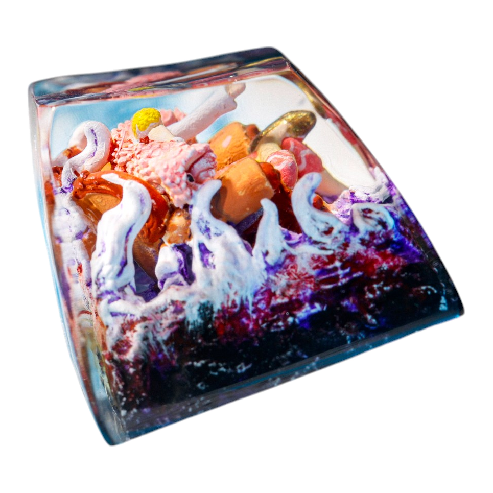 Doflamingo resin artisan keycap