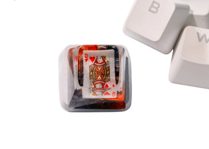 Playing Cards resin artisan keycap