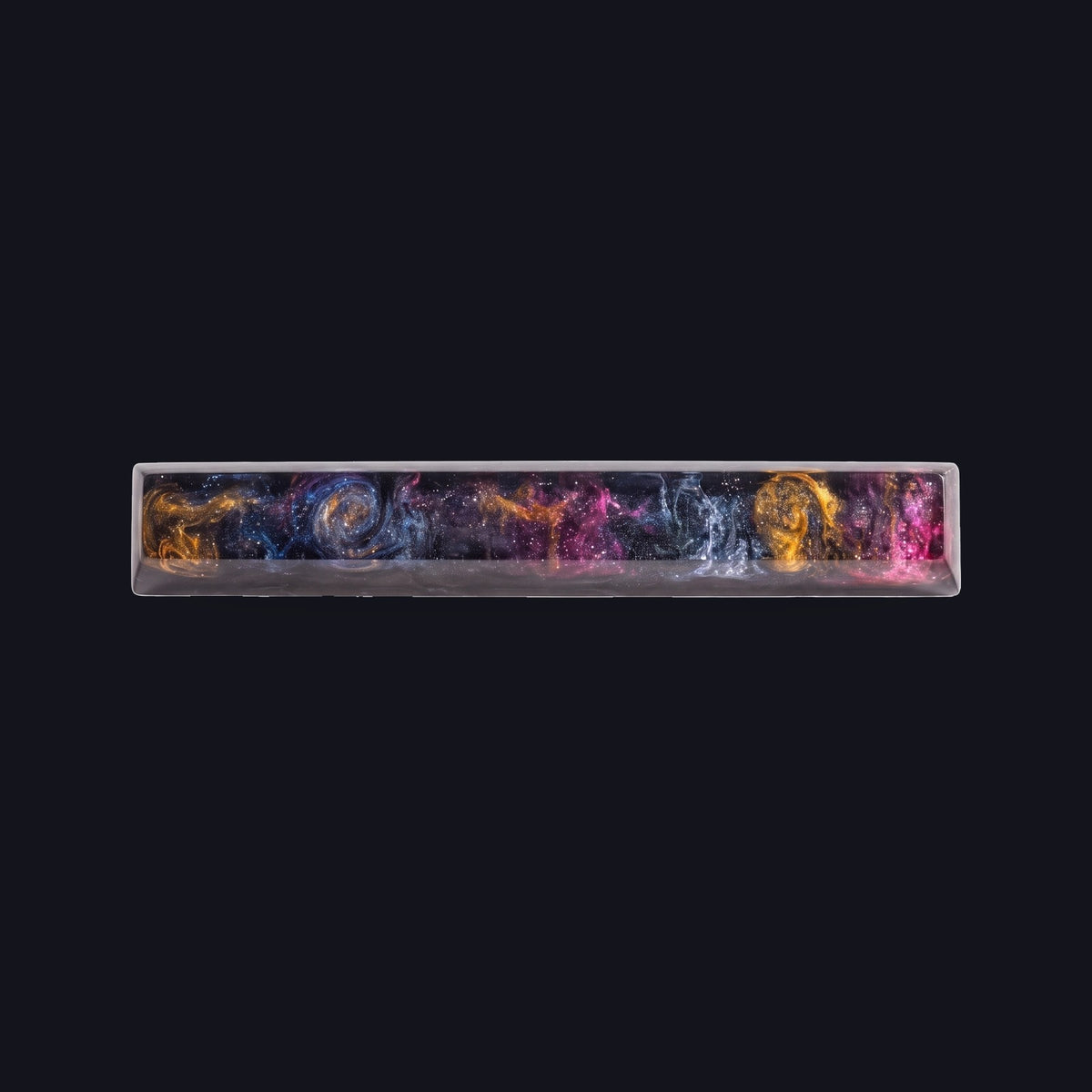 Galaxy Resin Spacebar — top view