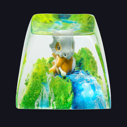 Cubone Meadow Falls Resin Keycap — studio square