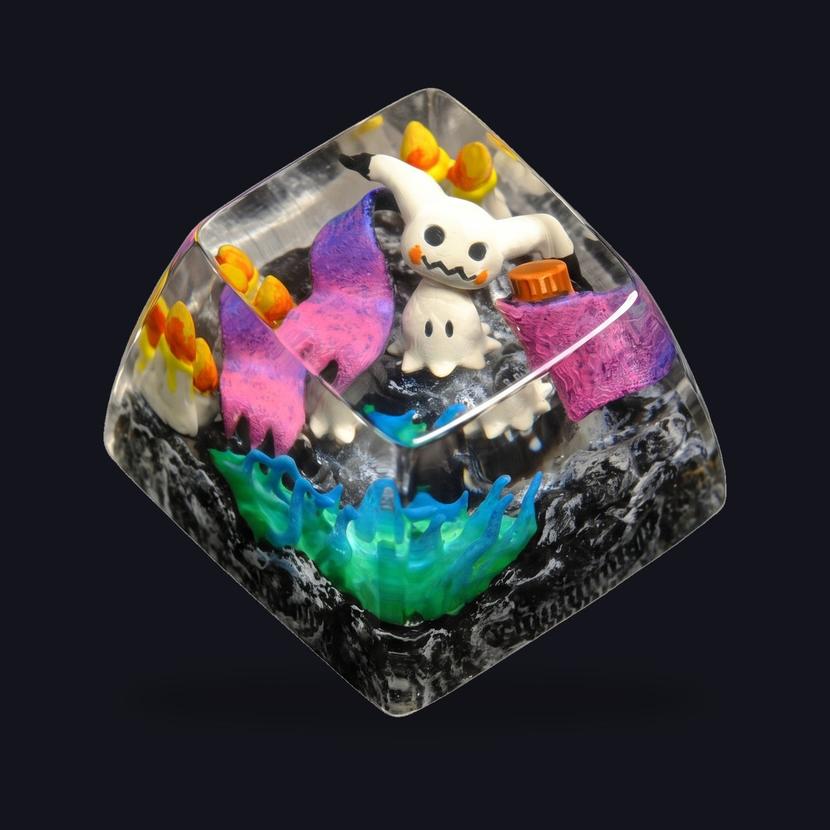 Mimikyu Resin Keycap — studio square