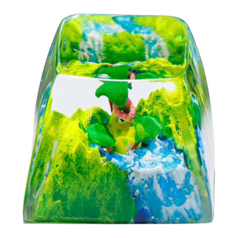 Victreebel resin artisan keycap