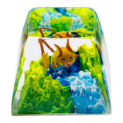 Raichu resin artisan keycap