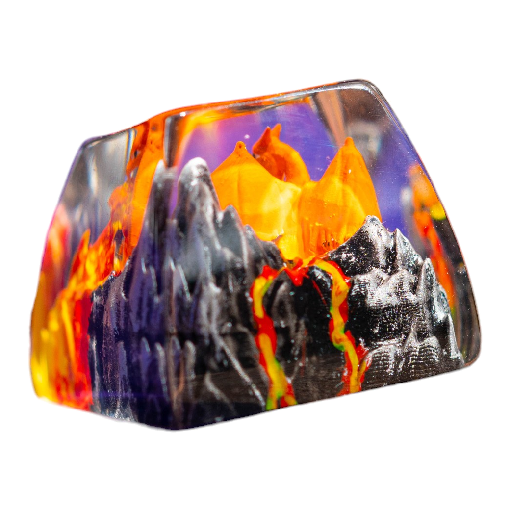 Charizard Ember resin artisan keycap