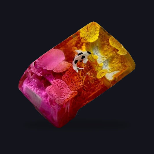 Koi Fish #3 Resin Keycap — studio square
