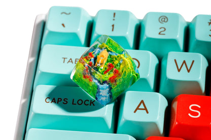 Corgi resin artisan keycap