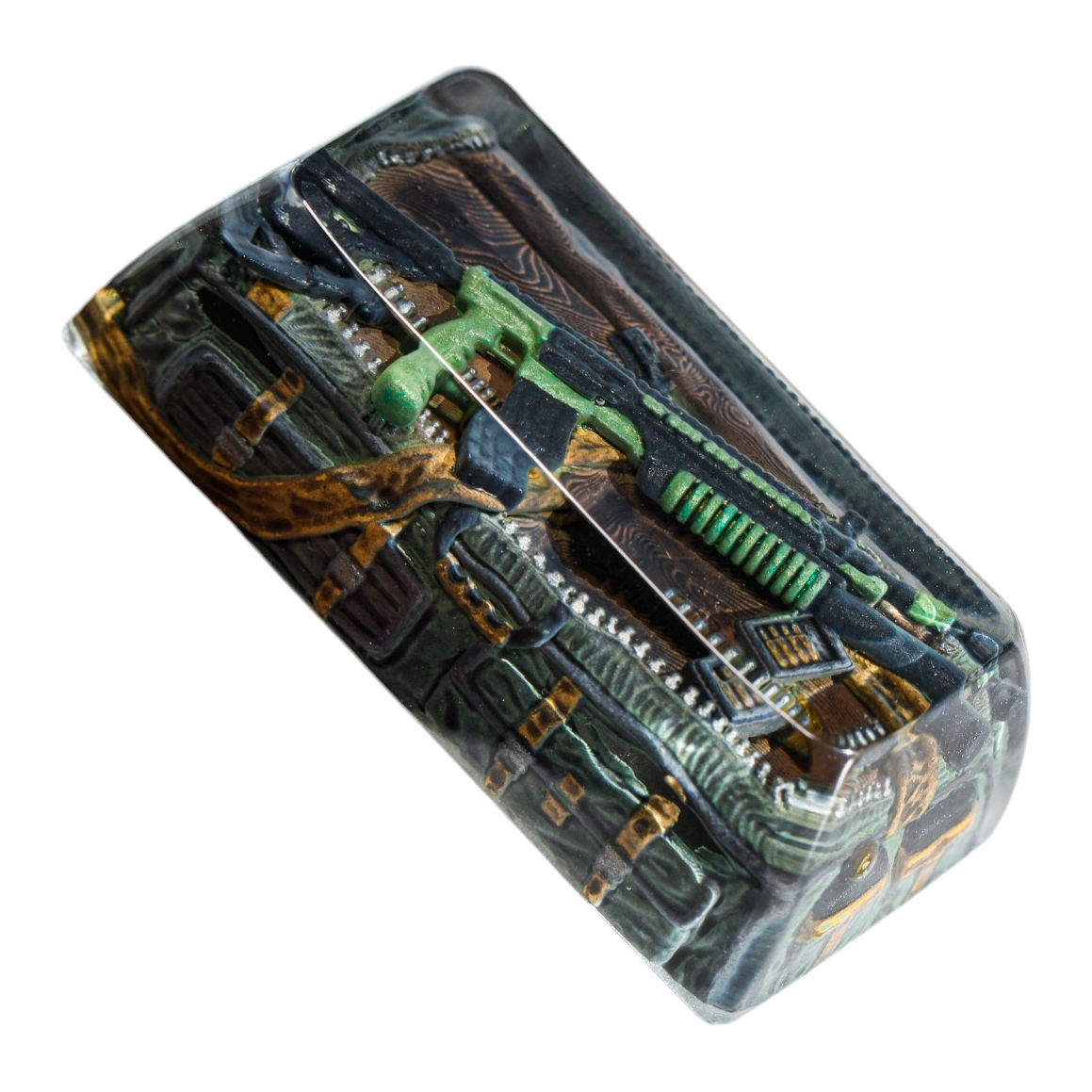 Revolver resin artisan keycap